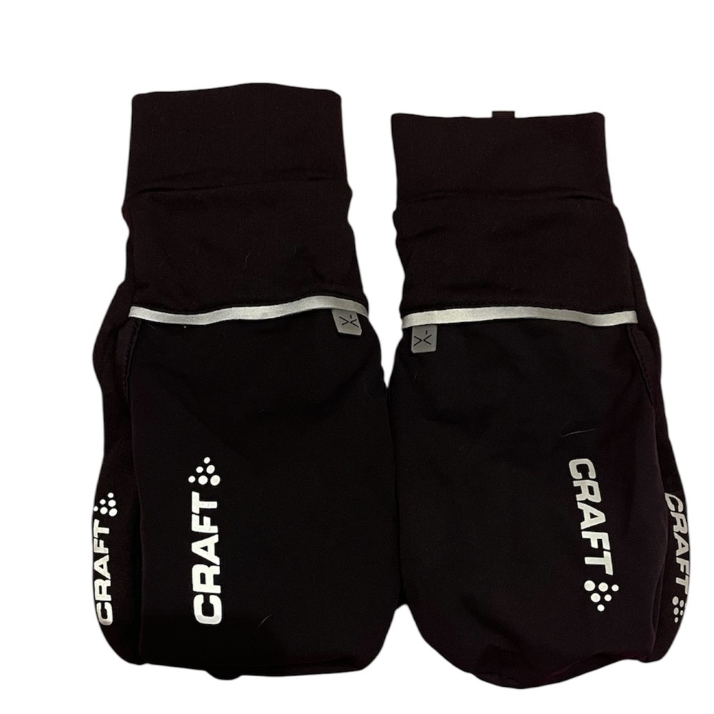 Craft Black Athletic Socks with White Accents